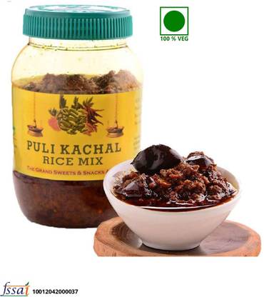 Delight Foods The Grand Sweets & Snacks Adyar Puli Kachal Rice Mix Puli Inji Pickle