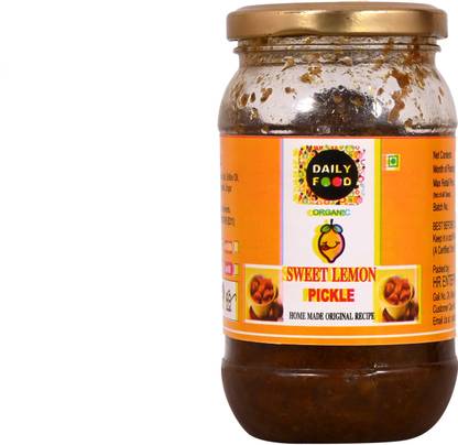 Daily Food Sweet Lemon Pickle Khatta Mitha Nimbu Ka Achar Original Recipe (400 gm) Lemon Pickle