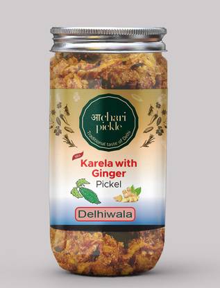 ACHARI PICKLES Karela With Ginger Pickle Delhiwala(400 GM) Ghar Ka Achar Mixed Vegetable Pickle