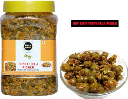 Daily Food Organic Natural Dry Kuti Tenti Dela Pickle Gullar Ka Achar (800gm) Tenti Pickle