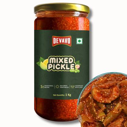 DEVAVO Sun Dried Mixed Vegetable Pickle