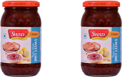 SWAD Distinctly Different and Delicious Sweet Lime Chutney/Pickle | 500g Each Lime Pickle