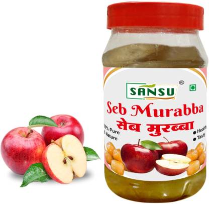 Sansu Apple Murabba, Seb Ka Muraba, Homemade Apple Murabba