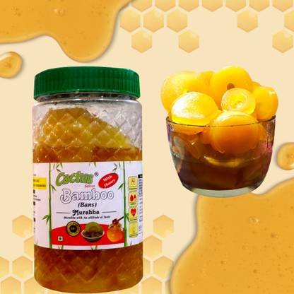 Cactus Spices HOMEMADE Bamboo/Bans Murabba "Natural Pure Hygienic" with ROW FOREST HONEY Bamboo Murabba
