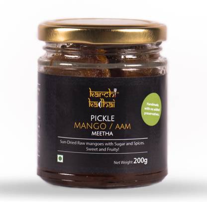 KARCHI KADHAI Mango Pickle | Meetha Aam ka Achaar (200 gm) Mango Pickle