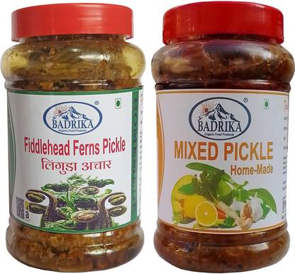 Badrika Homemade LInguda / Fiddlehead Ferns and Mixed Vegetable Pickle