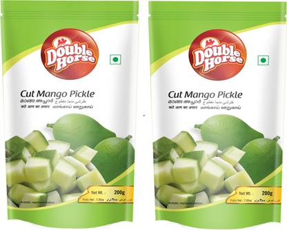 Double Horse Cut Mango Pickle 200g (Pack of 2) Mango Pickle