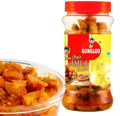 GONGLOO Homemade Amla Pickle | Ready to Eat Amla Achar |1 KG Amla Pickle