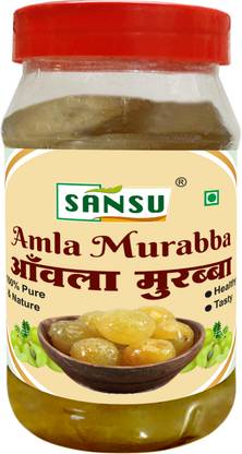 Sansu Homemade Organic Premium Quality Dry Sweet Amla Murabba