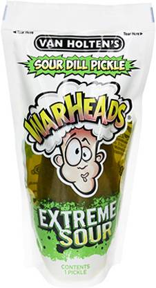 Warheads Van Holtens Extreme Sour Dill Cucumber Pickle