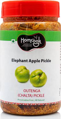 Homcook OUTENGA / CHALTA (elephant apple) pickle240g Apple Pickle
