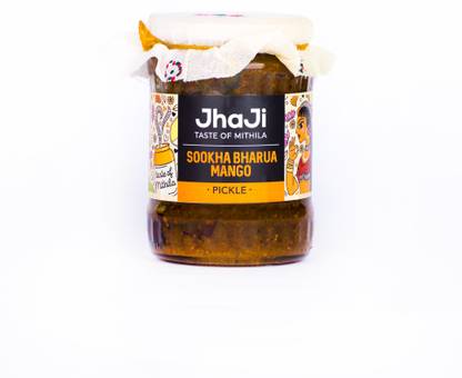 JhaJi Taste of Mithila Jhaji Achar Dry Stuffed Mango Pickle Mango Pickle