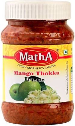 MathA Mango Thokku Pickle - Natural Ingredients - Premium Quality Achar Mango Pickle