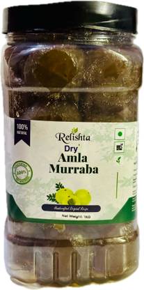Relishta DRY Amla Murabba without sugar syrup-Healthy and Tasty Amla Murabba