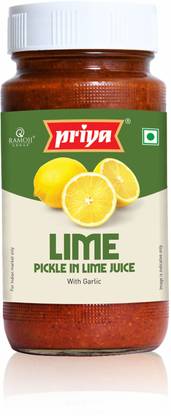 Priya LIME (IN LIME JUICE) WITH GARLIC 500g Lime Pickle