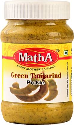 MathA Green Tamarind Pickle - - Natural Ingredients - Premium Quality Achar Tamarind Pickle