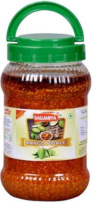 saujanya 1 KG MANGO PICKLE Mango Pickle