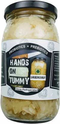 Hands on Tummy Sauerkraut - Probiotic Cabbage Pickle