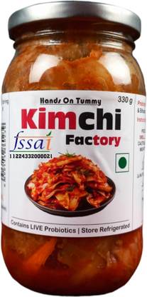 Hands on Tummy Kimchi Factory - Red Kimchi - Authentic Spicy Korean Pickle Cabbage, Radish, Carrot Pickle