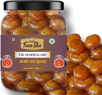 farm star ANJEER KA MURABBA- MADE WITH ROCK SUGAR & PURE HONEY- FIG MARMALADE� Red Berry Murabba