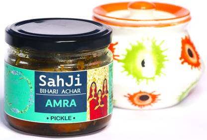 KUSUM HOUSE INDUSTRY SahJi Amra Ka Achar | Amra (Ambda) (Aamrataka) Pickle | Hog Plum Pickle Plum Pickle