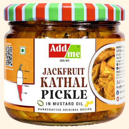 Add me Homemade Jackfruit Pickle 300g | Kathal ka achar Tasty Pickle Glass Jar Jackfruit Pickle