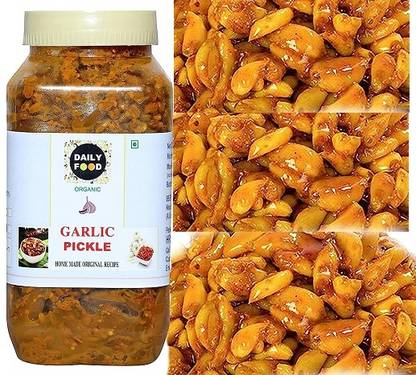 Daily Food Homemade Garlic Pickle, Lahasun Ka Achaar Garlic Pickle
