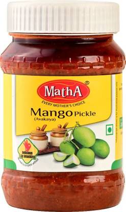 MathA Mango Avakaya Pickle - Natural Ingredients - Premium Quality Achar Mango Pickle