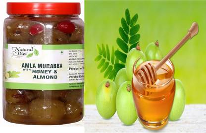 Natural Diet Amla Murabba with Honey & Almond Honey Amla Murabba Homemade Fresh Handmade Amla Murabba