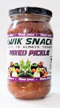 kwik snack Delicious, Fresh & Tasty MIXED PICKEL/ Achaar Mixed Pickle