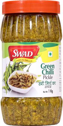SWAD Delicious Green Chilli Pickle/ Hari Mirchi Achar Green Chilli Pickle