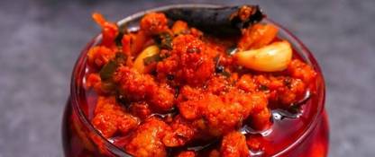 Shubamaasthu home food Califlower Pachadi 250grms, homemade califlower pachadi Cauliflower Pickle