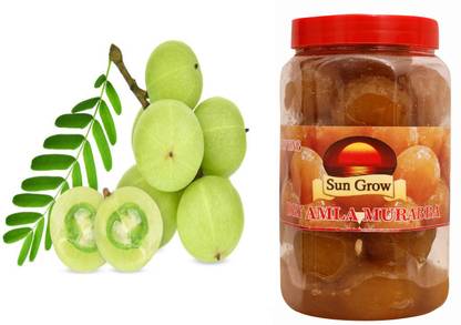 Sun Grow Amla Murabba Naturally Preserved Homemade Awla Murabba Traditional Recipe 900g Amla Murabba