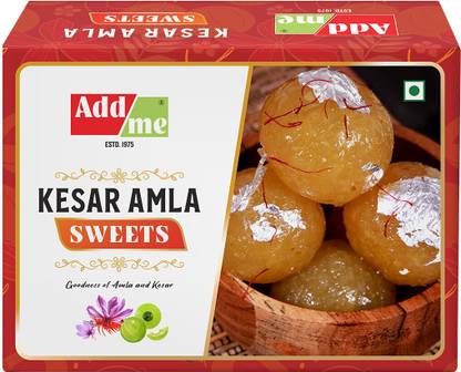 Add me Homemade Kesar Amla Sweets Murabba 300gm - Vitamin C-Rich Immunity Amla Murabba