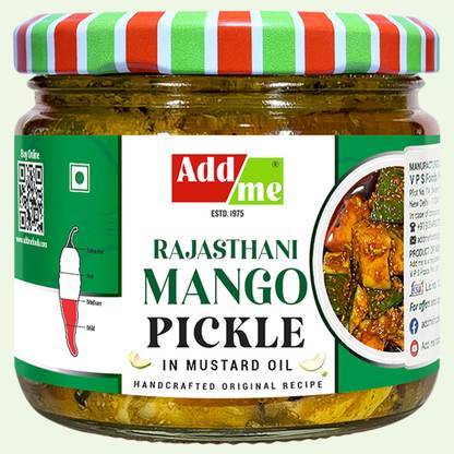 Add me Rajasthani Mango Pickle in mustard oil 300g Without Stone, aam ka achar Mango Pickle