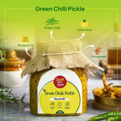 Chakh Kar Dekho Green Chilli Pickle – Authentic Indian Style | Spicy & Flavorful|Homemade Recipe Green Chilli Murabba
