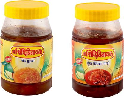 Shree Siddhivinayak 200 gm Muramba, Red Chunda Pickles Mango Murabba
