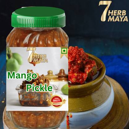 7हर्बमाया Dry Raw Mango Pickle | Sukha North Indian Aam ka Achar | Kacche Aam ka Achar