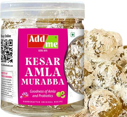 Add me Pure Silver leaves coating for Immunity Vark amla murabba with kesar Amla Murabba