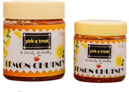 PICK A TREAT LEMON CHUTNEY COMBO (250g&120g) Lemon Pickle