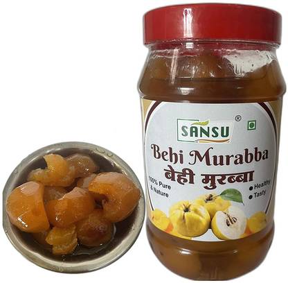 SANSU HEALTH CARE Homemade Organic Behi/Quince Murabba with Honey Amla Murabba