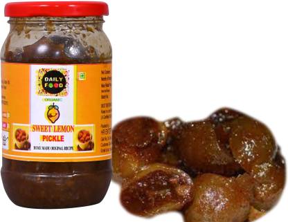 Daily Food Sweet Lemon Pickle Original Recipe Khatta Mitha Nimbu Ka Achar (400g) Lemon Pickle
