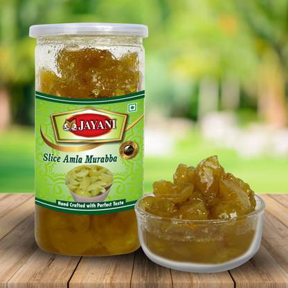 JAYANI Homemade Slice Amla Murabba With Honey 800 GM Amla Murabba