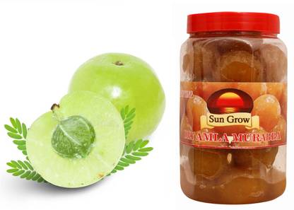 Sun Grow Amla Murabba Naturally Preserved Homemade Awla Murabba Immunity Booster 900 gms Amla Murabba