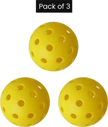 SSUCA 40 Hole Pickleball Ball Set Yellow High Bounce Durable Injection Ball Outdoor Pickleball Ball