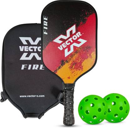 VECTOR X Pickle Ball Racket - Fire Pickleball Paddle