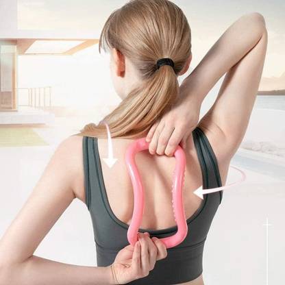 GJSHOP Yoga Ring Yoga Circle Stretch Ring Magic Circle Fascia Massage Workout Ring Pilates Ring