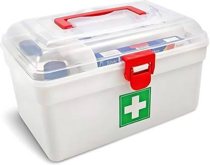 JB EXPORT First Aid Kit Emergency Medicine Storage Box First Aid Kit Emergency Medicine Storage Bo Pill Box
