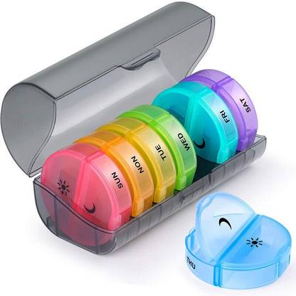 Lishonn 07 LISH/PillOrg/07Days/WithBox/01 Pill Box