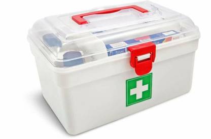 FRENYEAR Medicine Cabinets First Aid Kit Plastic Storage First Aid Kit !! Travelling Pill Box Pill Box